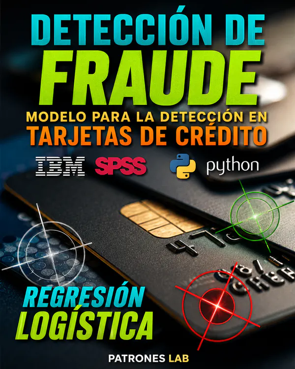 Carátula del proyecto «Modelo Machine Learning · Fraude con Regresión Logística» — Patrones Lab