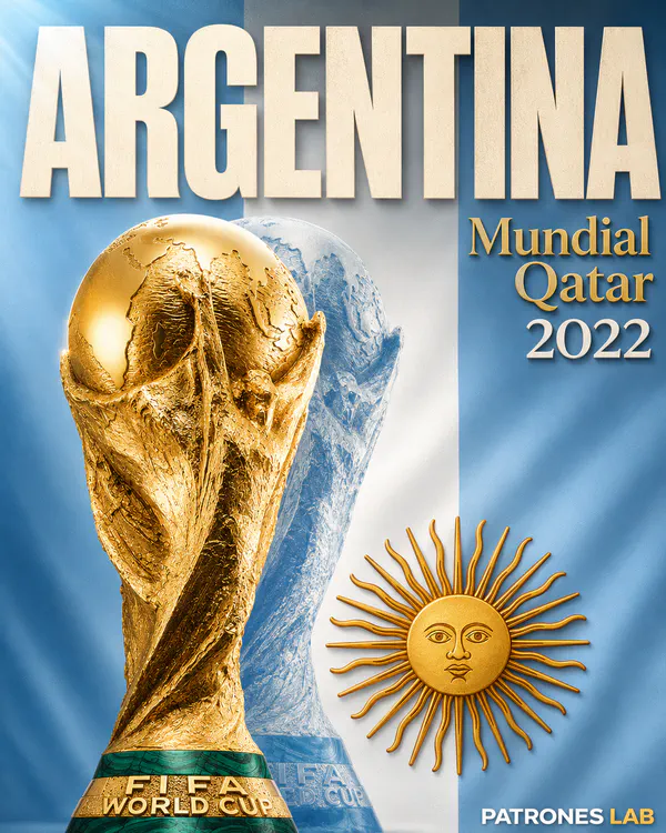 Carátula del proyecto «Estadísticas del Mundial 2022: Radar de Percentiles» — Patrones Lab